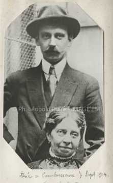 Raphaël Jacques (1882-1914) et sa mère